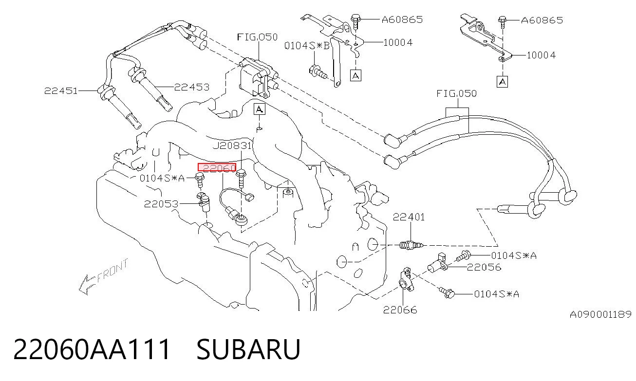 22060AA111 Subaru Датчик детонації