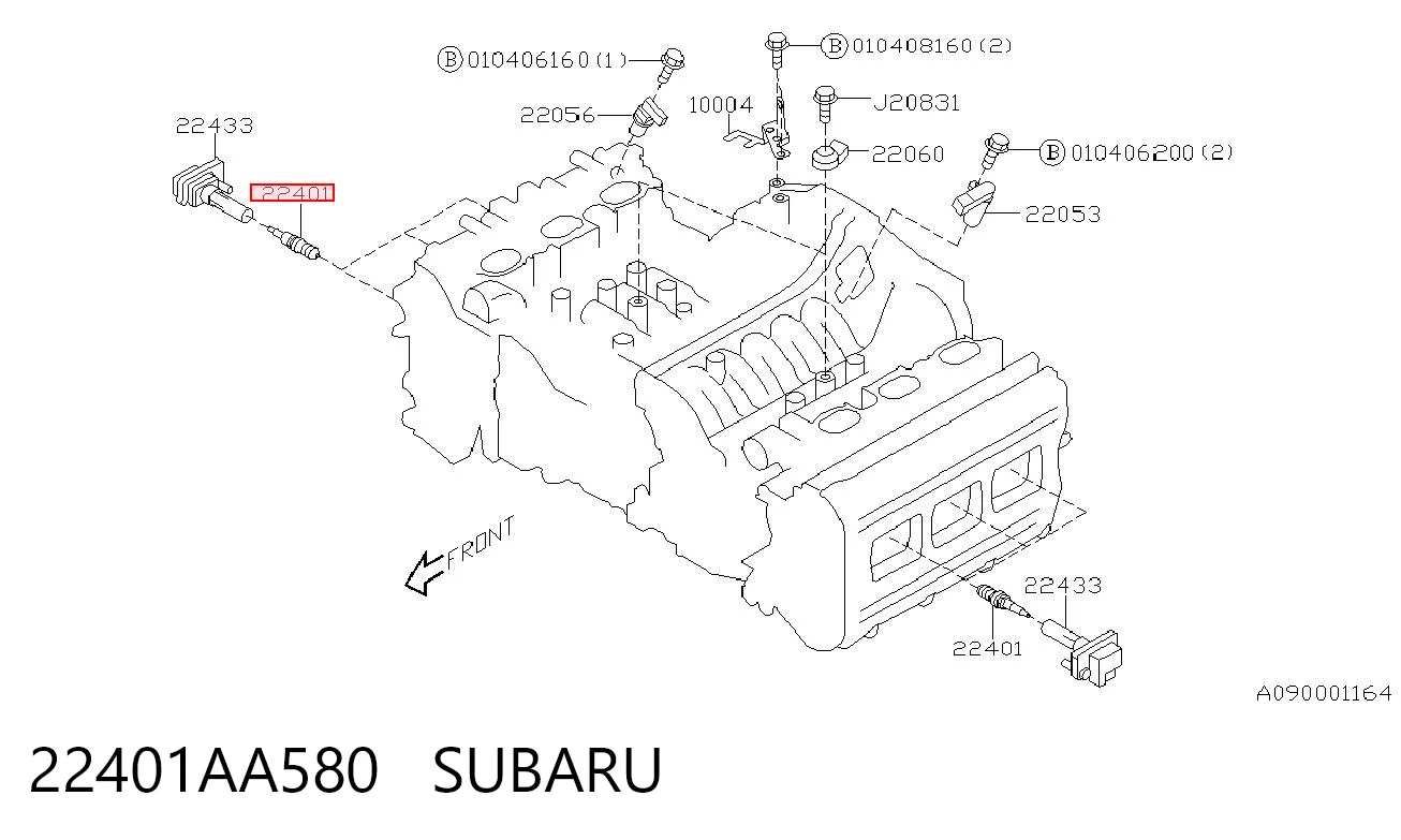 22401AA580 Subaru Свіча запалювання