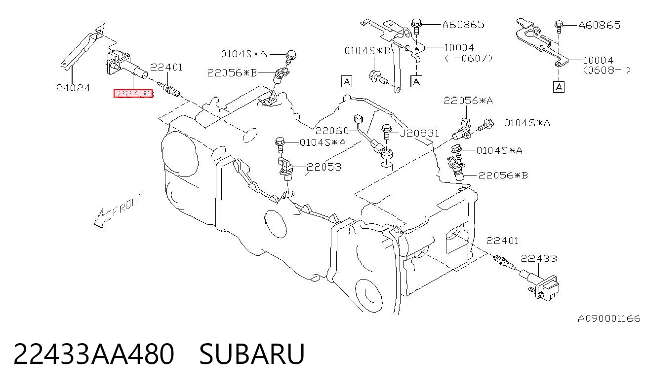 22433AA480 Subaru Котушка запалювання