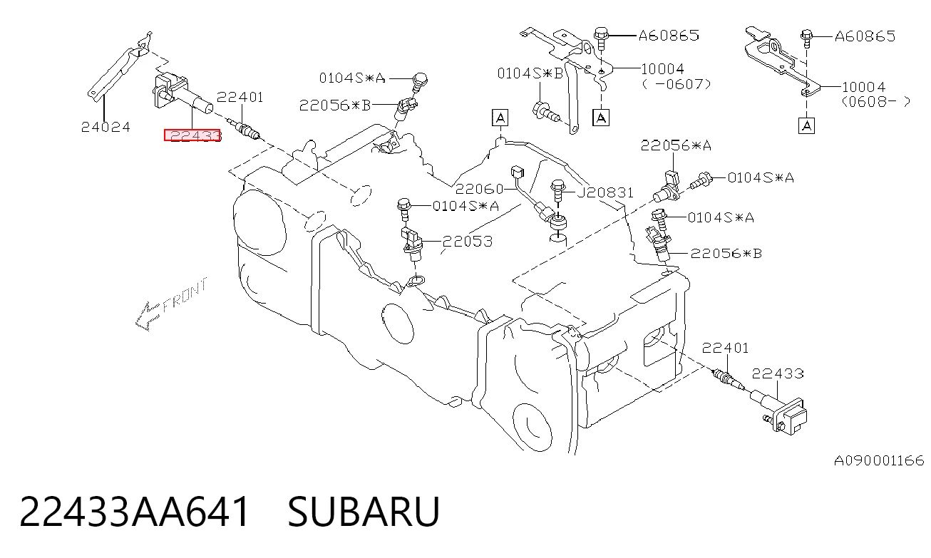 22433AA641 Subaru Котушка запалювання