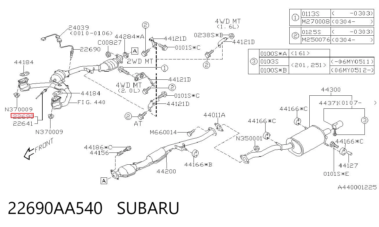 Лямбда-зонд, датчик кисню після каталізатора A60898 Asia360