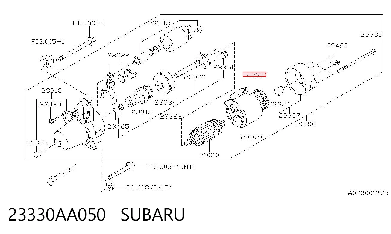 Щітка стартера Subaru Forester 4 S13, SJ