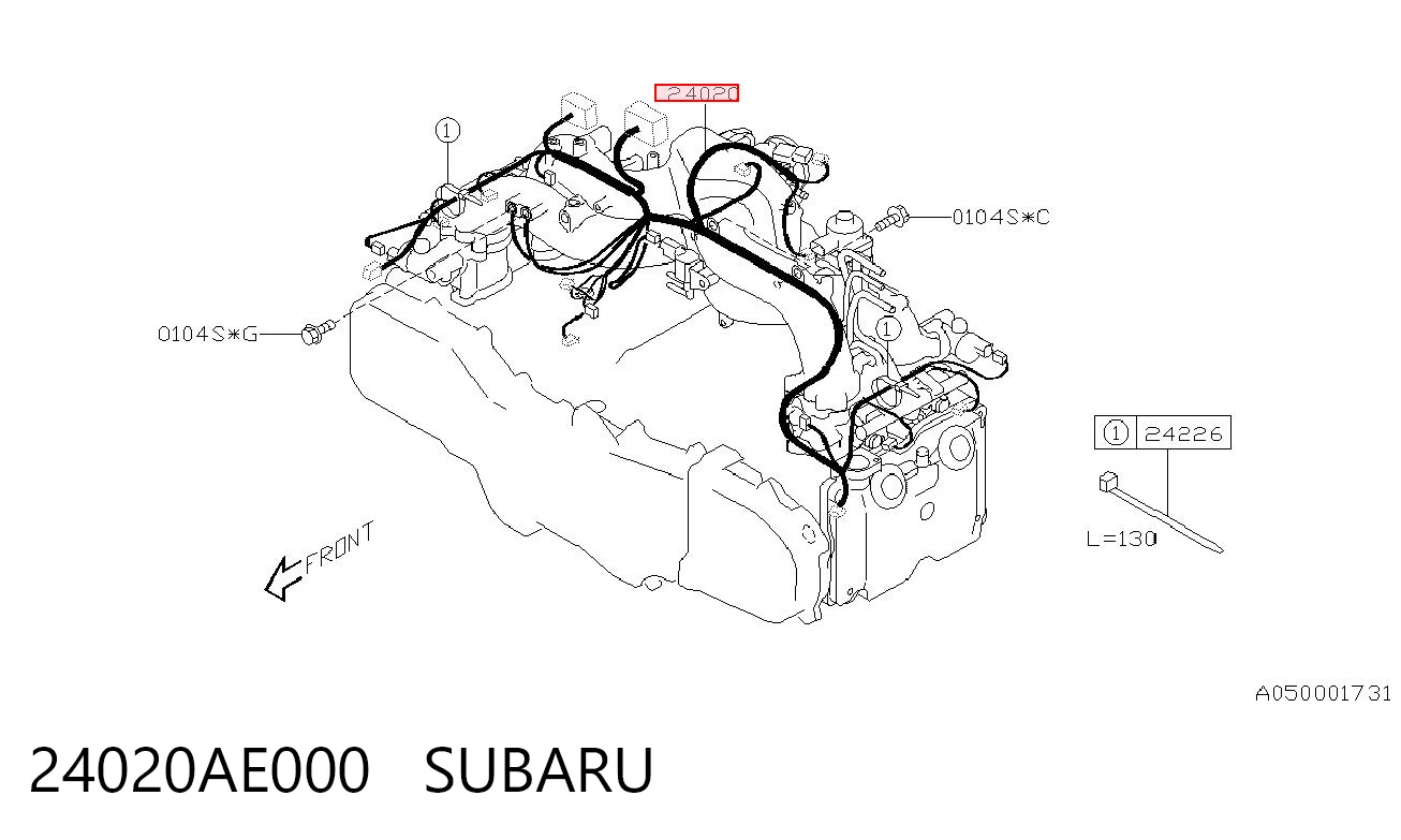 24020AE000 Subaru 