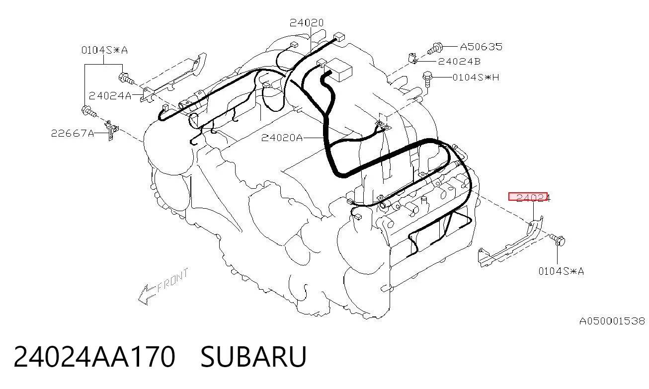 24024AA170 Subaru 