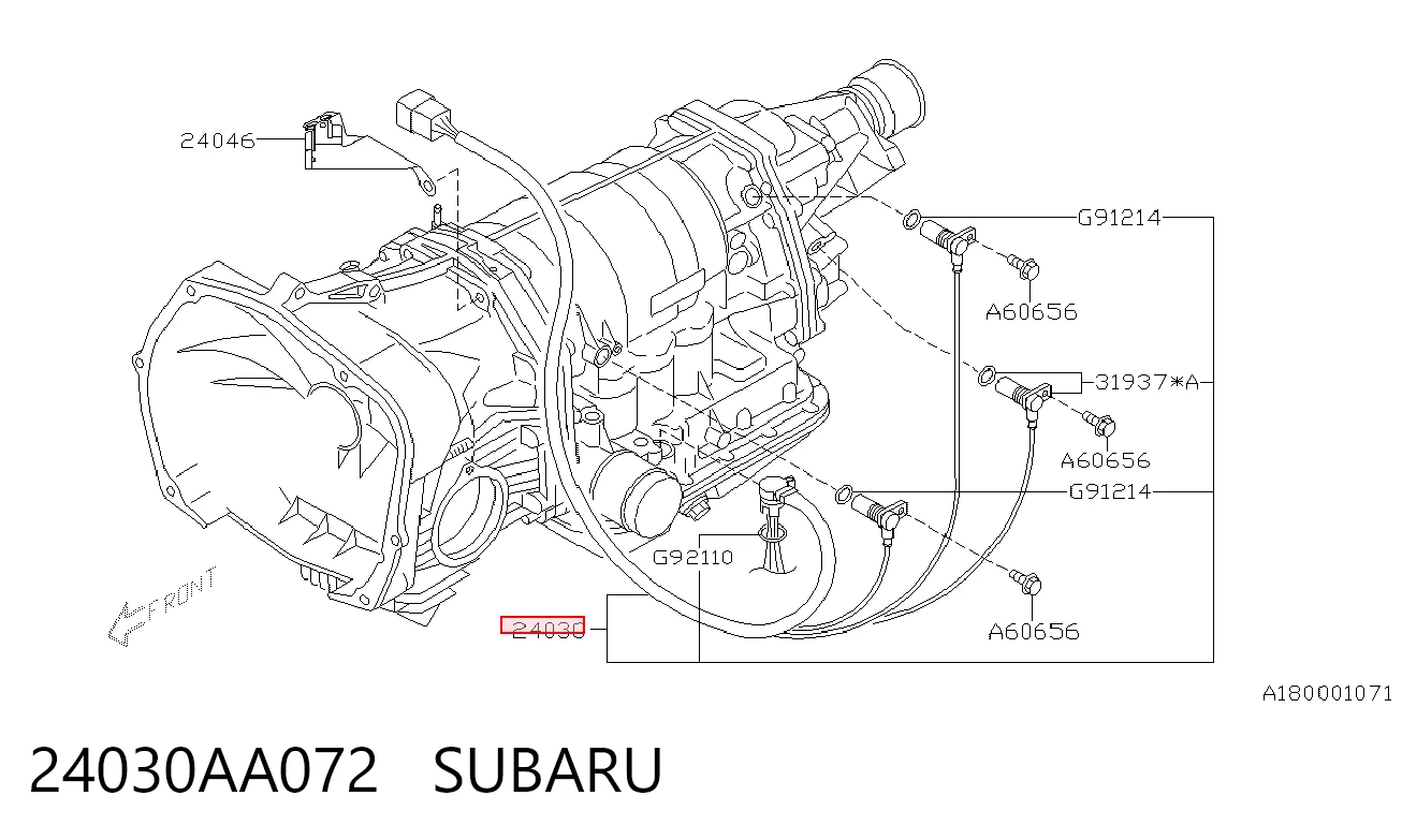 24030AA072 Subaru 