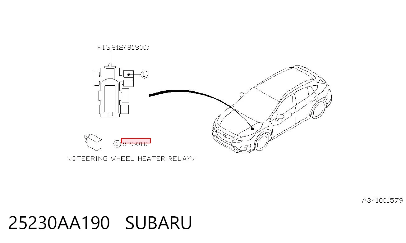 25230AA190 Subaru 