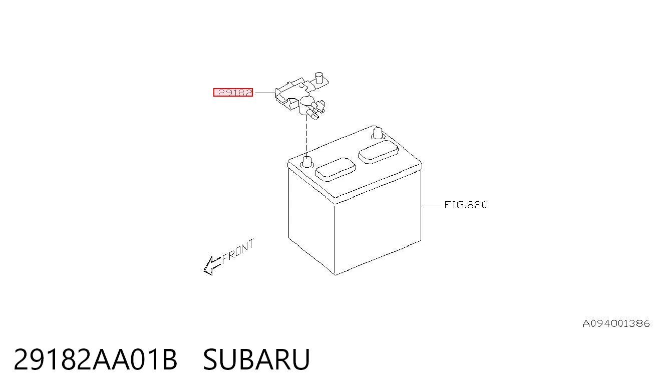 29182AA01B Subaru 