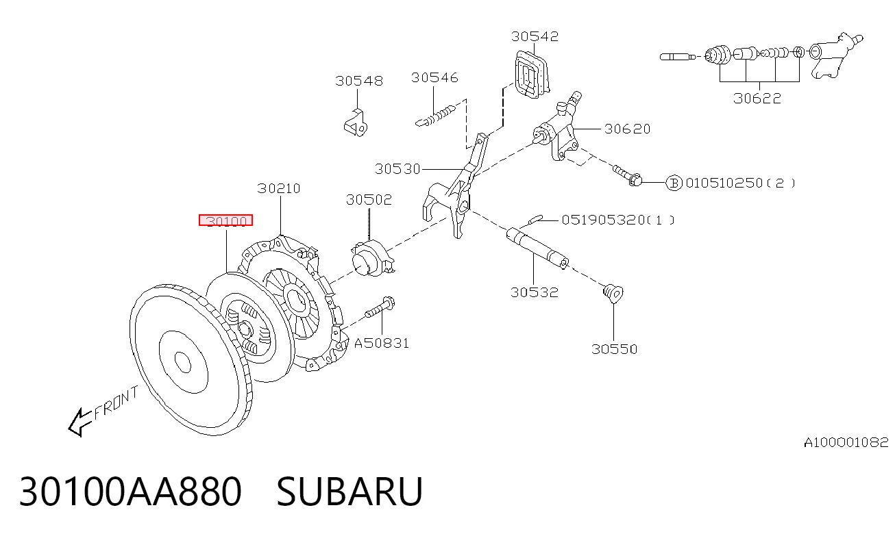  Диск зчеплення Subaru Impreza 3