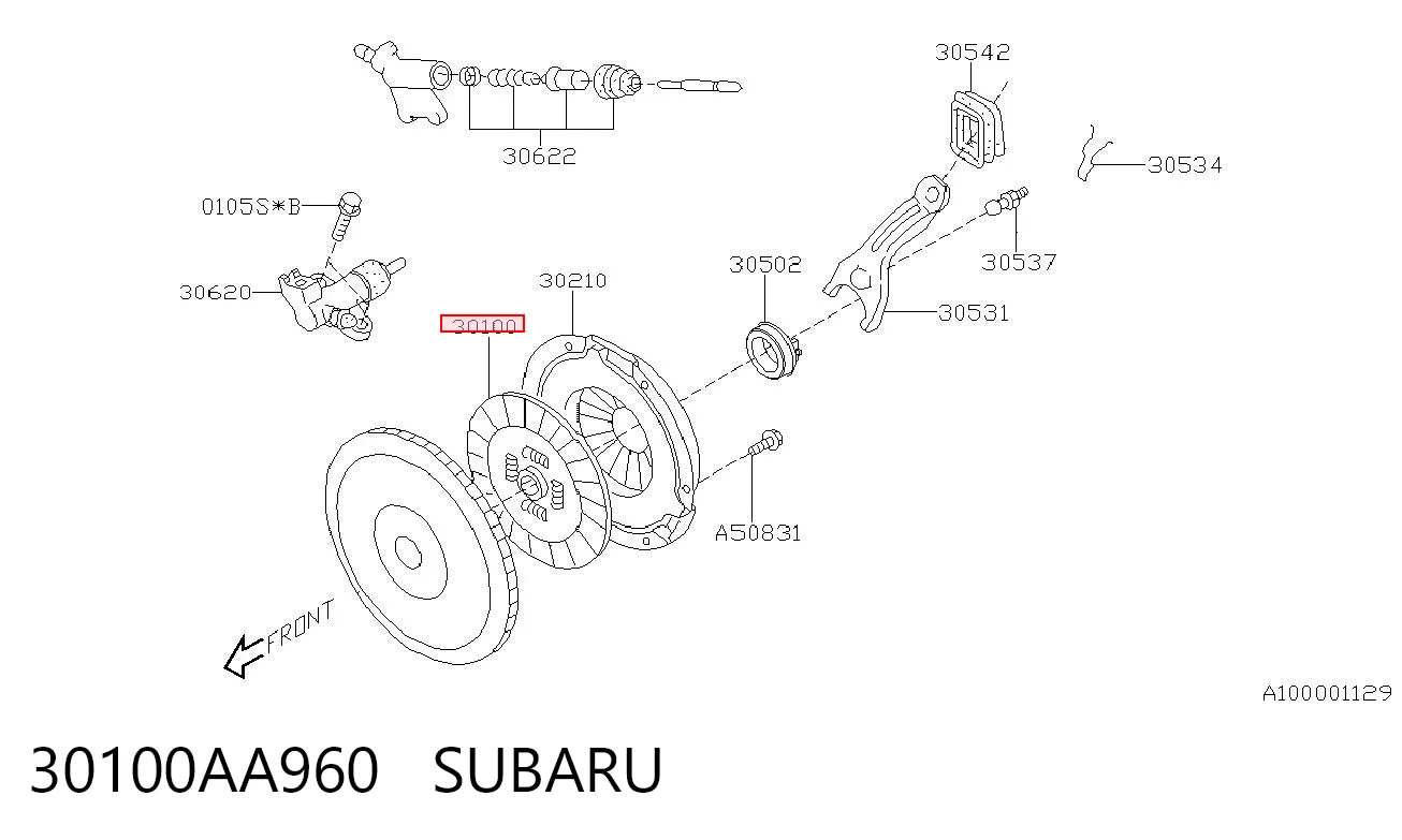  Диск зчеплення Subaru Outback 3