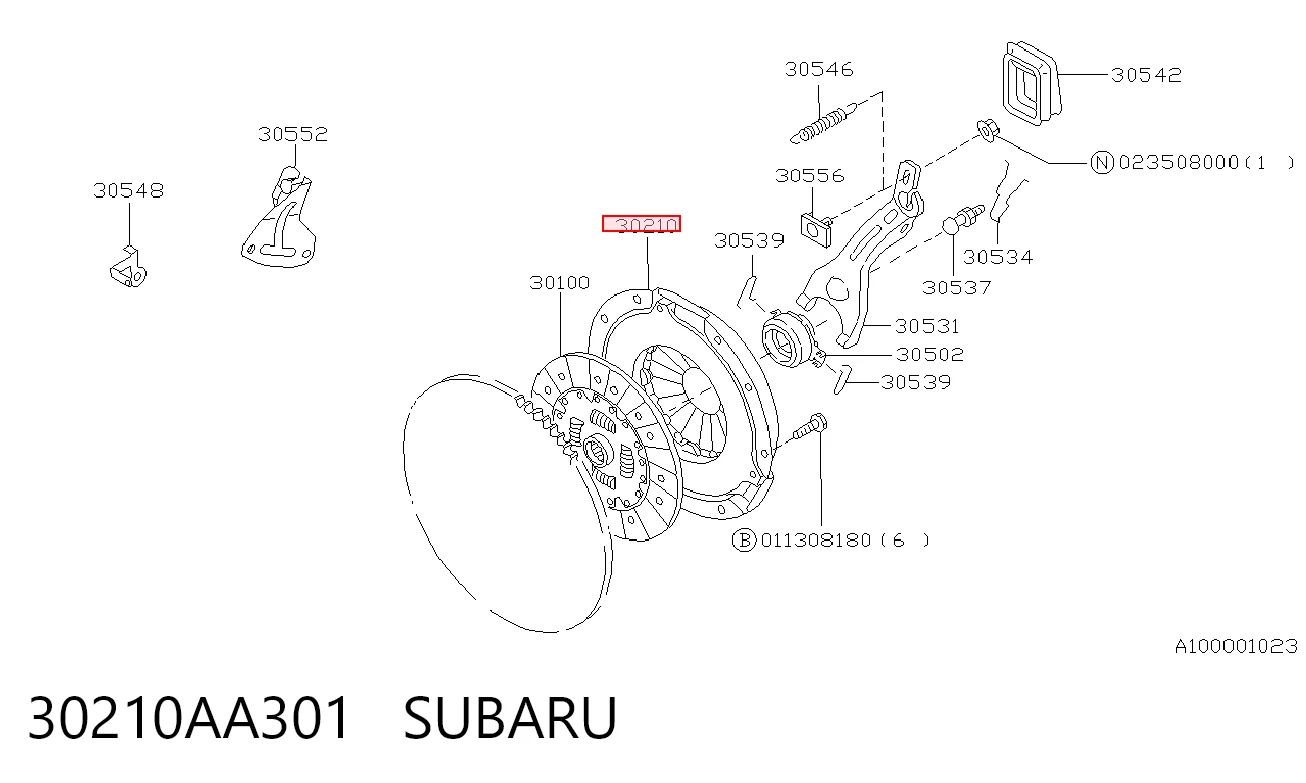  Корзина зчеплення Subaru Legacy 2
