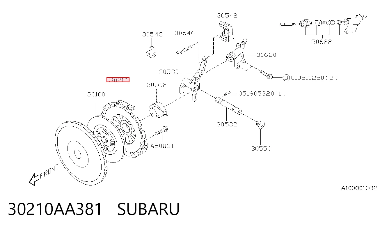  Корзина зчеплення Subaru Forester 1