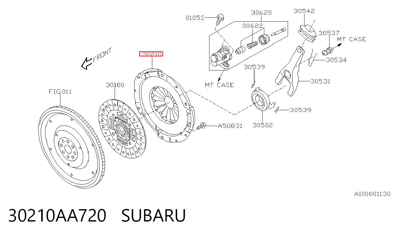 Пелюстковий кошик зчеплення Subaru Impreza III хетчбек (GH) (2007 - 2011) ціна, від 20.64 USD