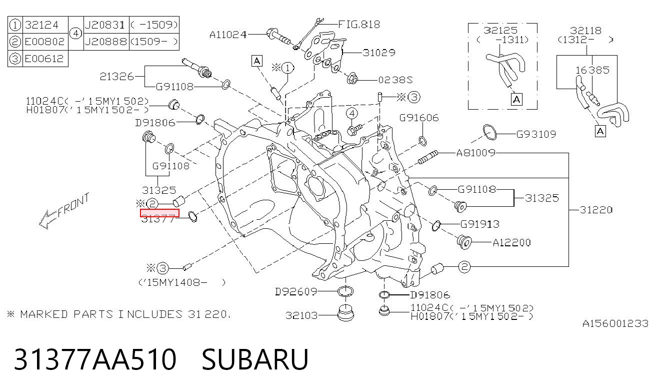 31377AA510 Subaru