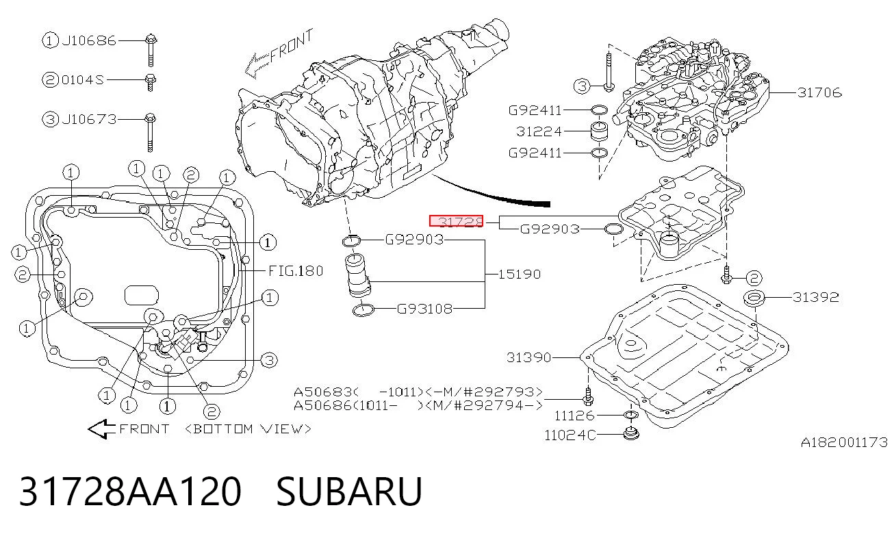 31728AA120 Subaru Масло в коробку автомат