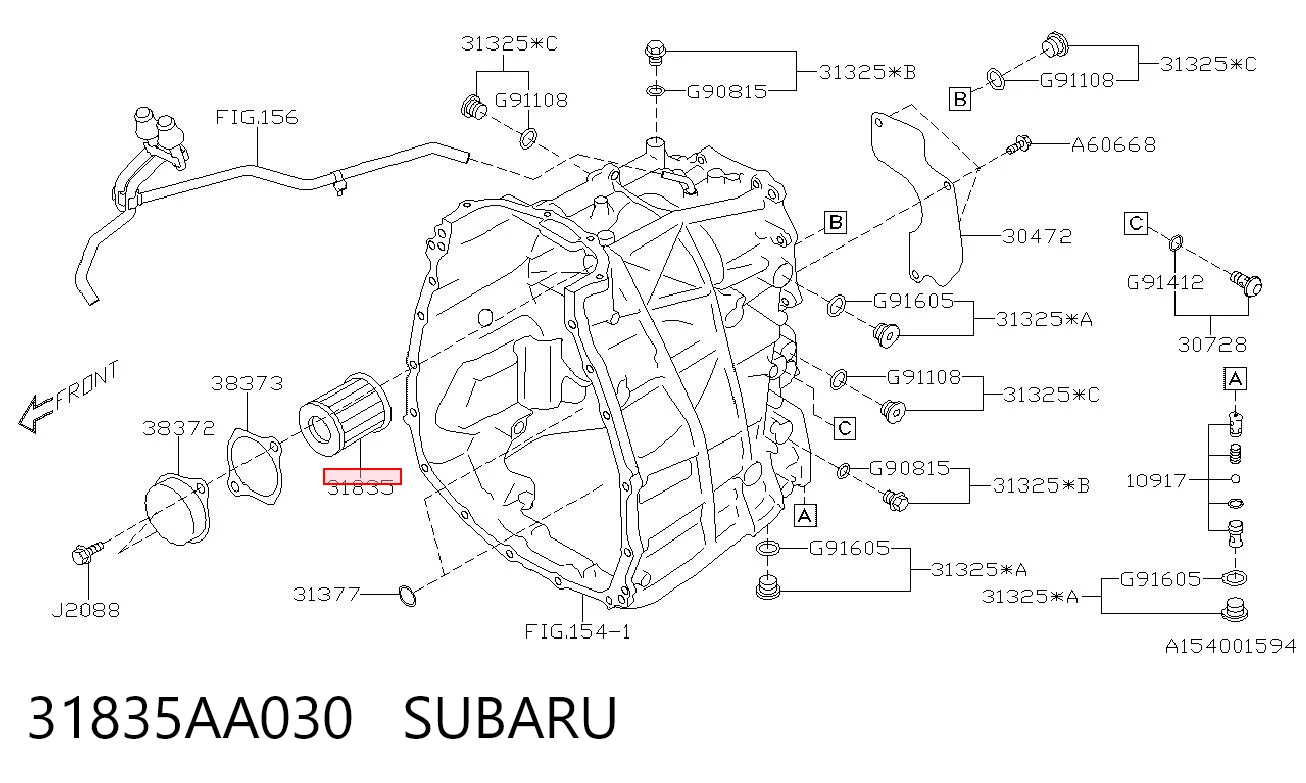 31835AA030 Subaru Масло в коробку автомат