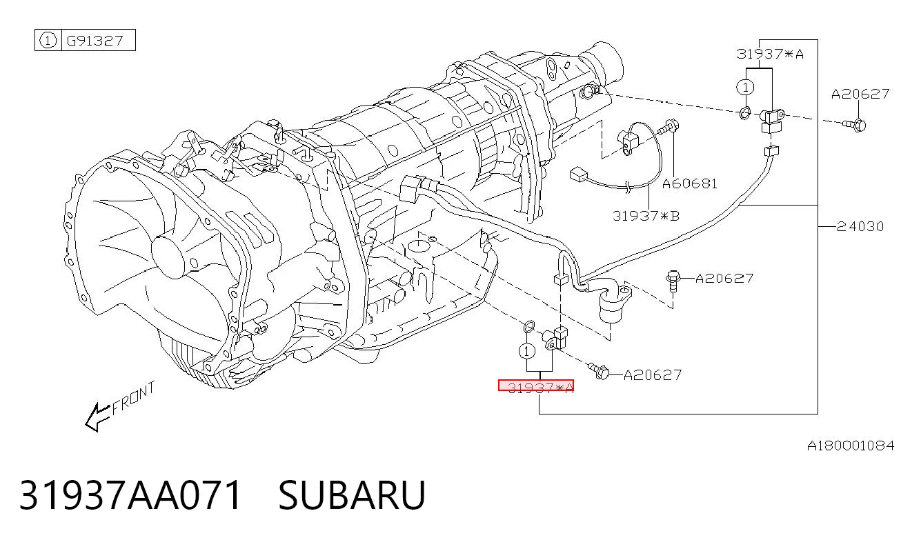 31937AA071 Subaru Датчик швидкості спідометра