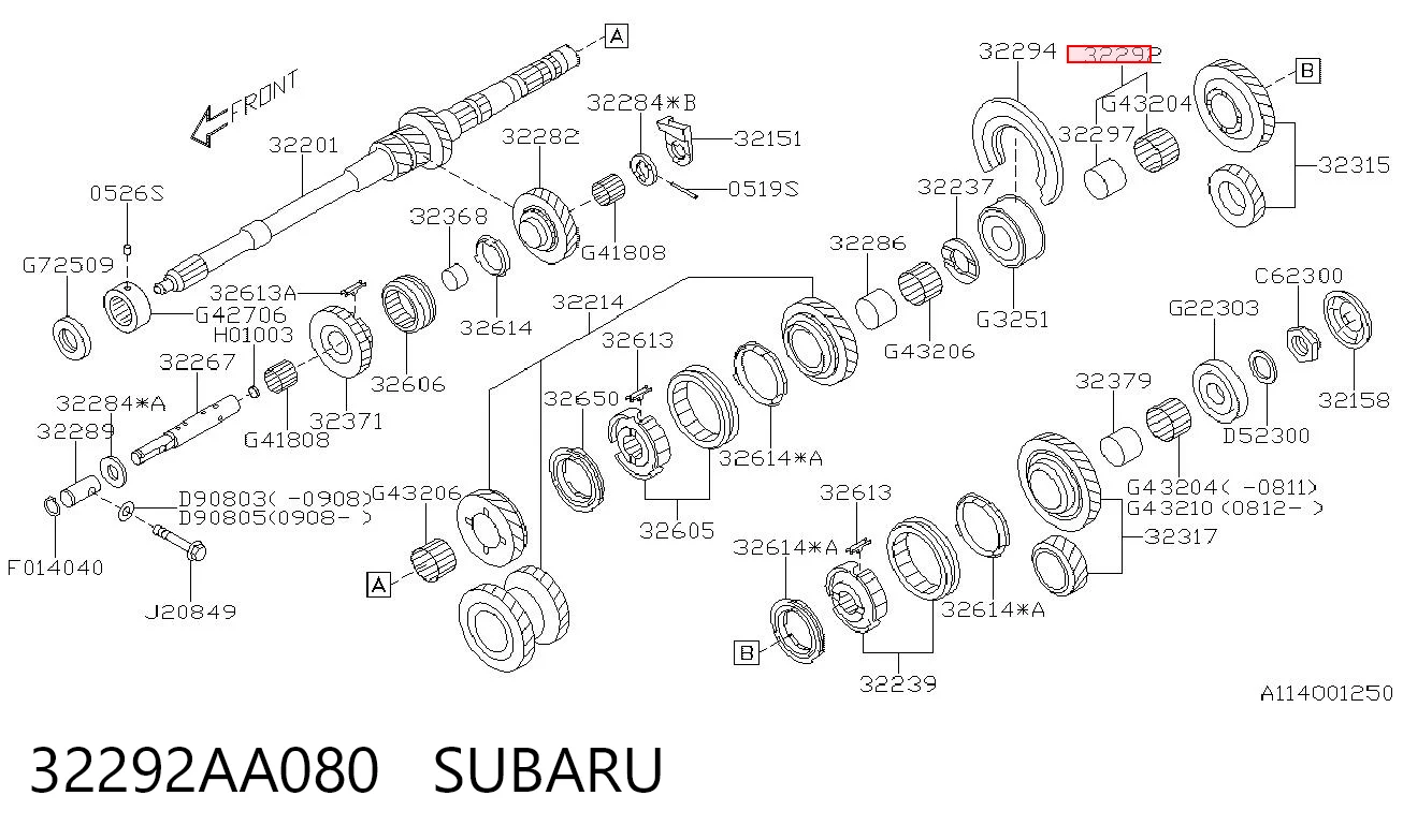 32292AA080 Subaru 
