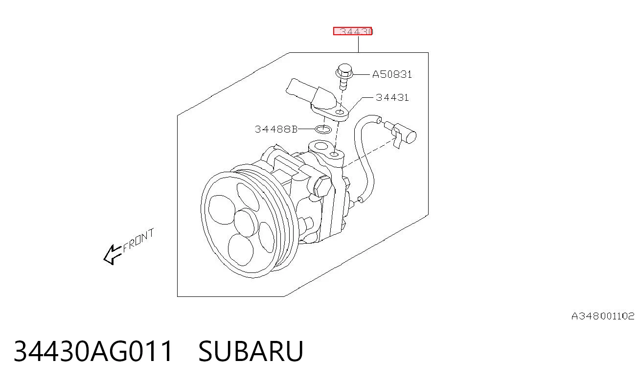 Насос ГПК Subaru Outback III універсал (B13, BP) (2003 - 2009) ціна, від 134.29 USD