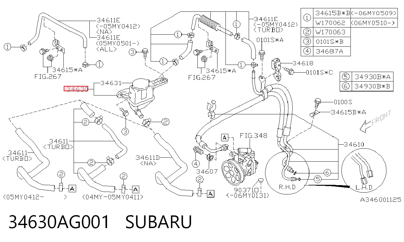 Купити Бачок ГУР Subaru Forester III S12, SH