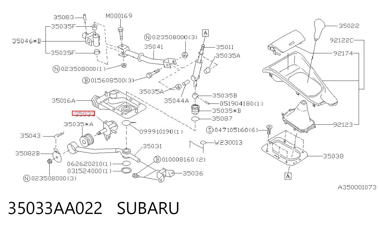 35033AA022 Subaru 