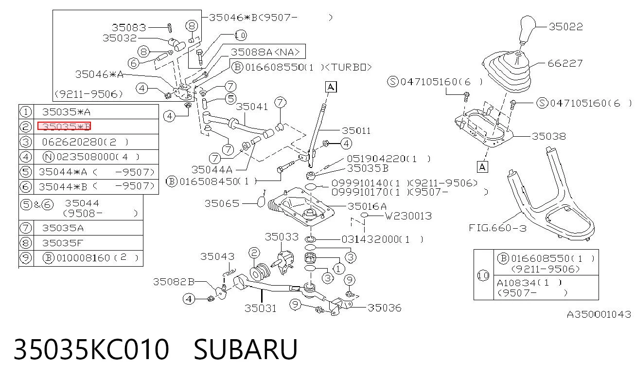 35035KC010 Subaru 