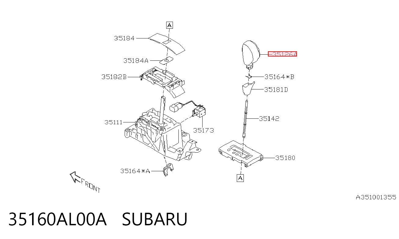 35160AL00A Subaru 