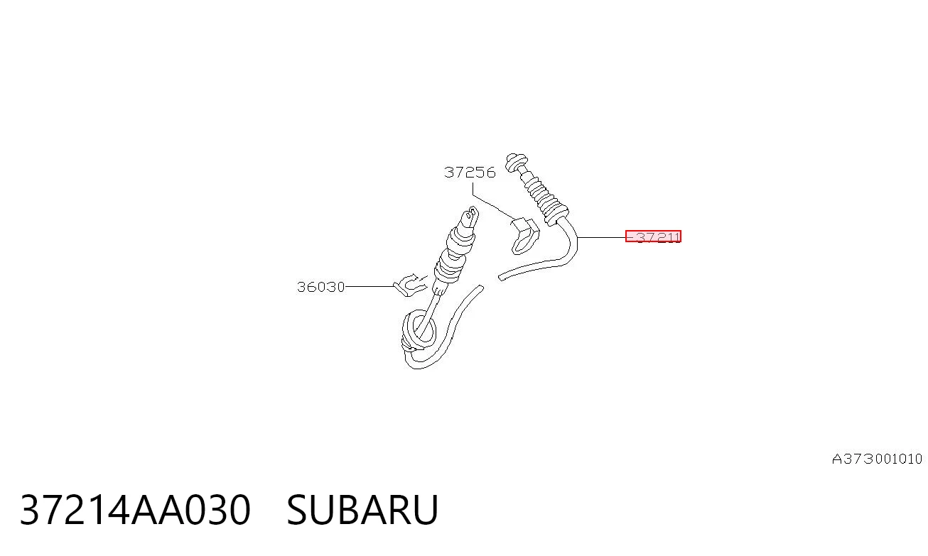 37214AA030 Subaru Трос зчеплення