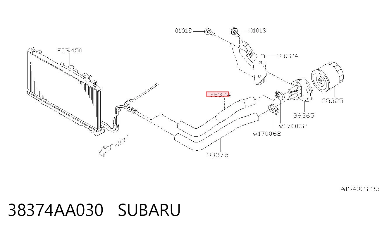 38374AA030 Subaru 