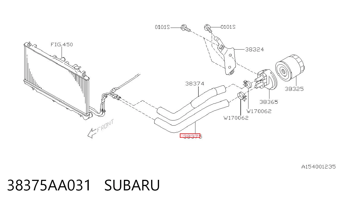 38375AA031 Subaru 