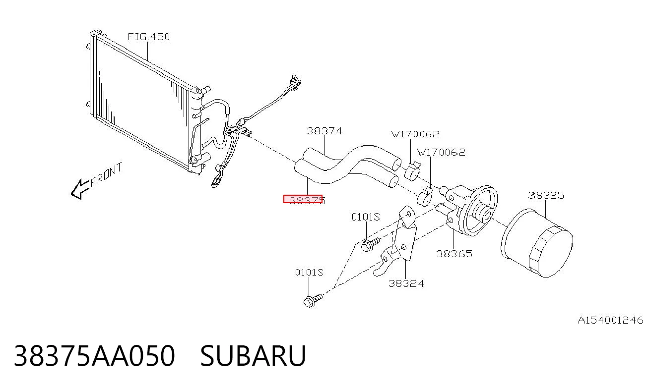 38375AA050 Subaru 
