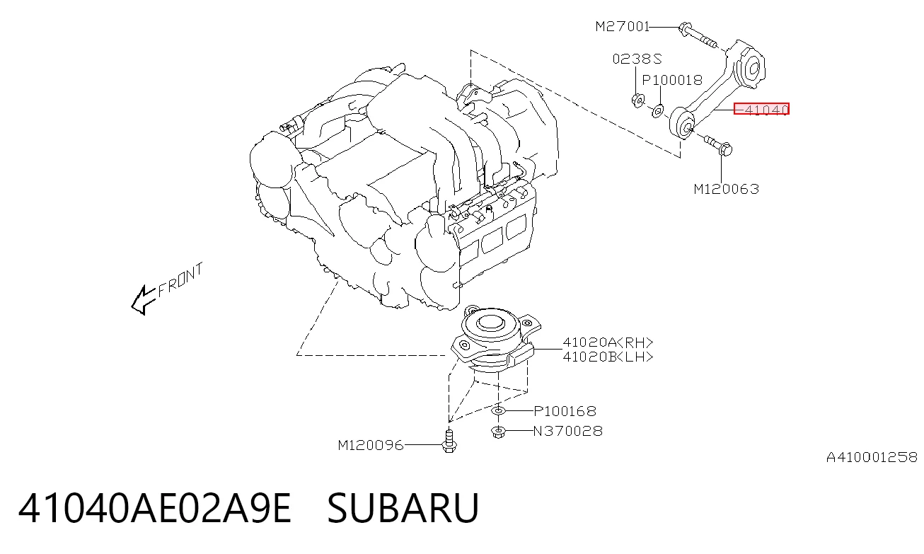 41040AE02A9E Subaru 