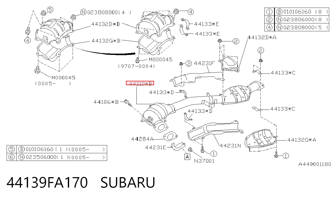 Конвертор-каталізатор (каталітичний нейтралізатор) Subaru Forester I позашляховик (S10, SF) (1997 - 2002) ціна, від 324.37 USD