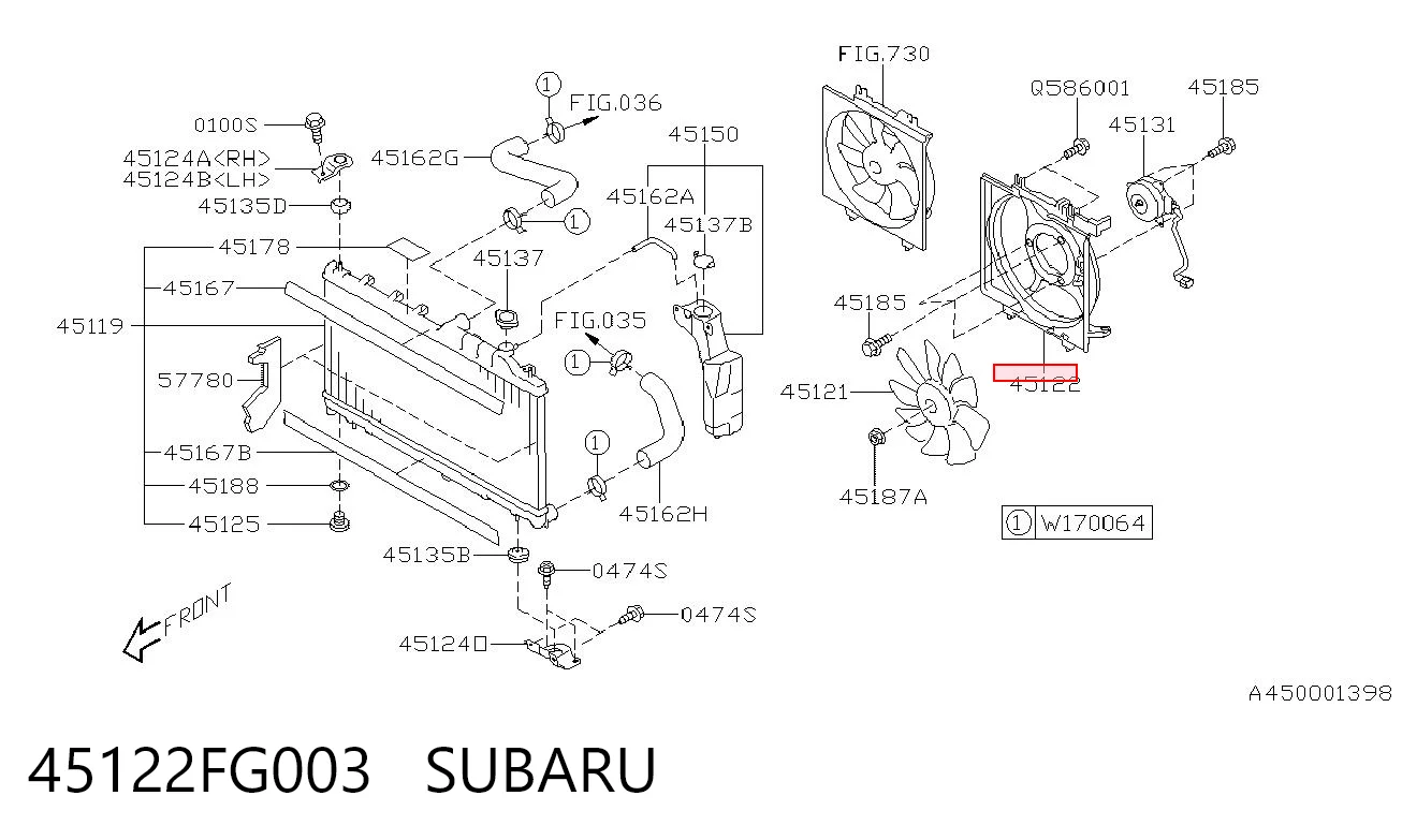 Купити Дифузор (кожух) радіатора охолодження Subaru Forester III S12, SH