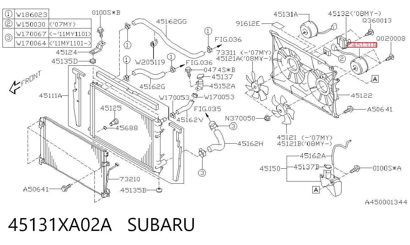 45131XA02A Subaru