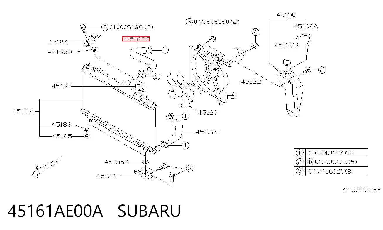 45161AE00A Subaru 