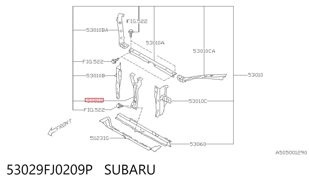 53029FJ0209P Subaru 