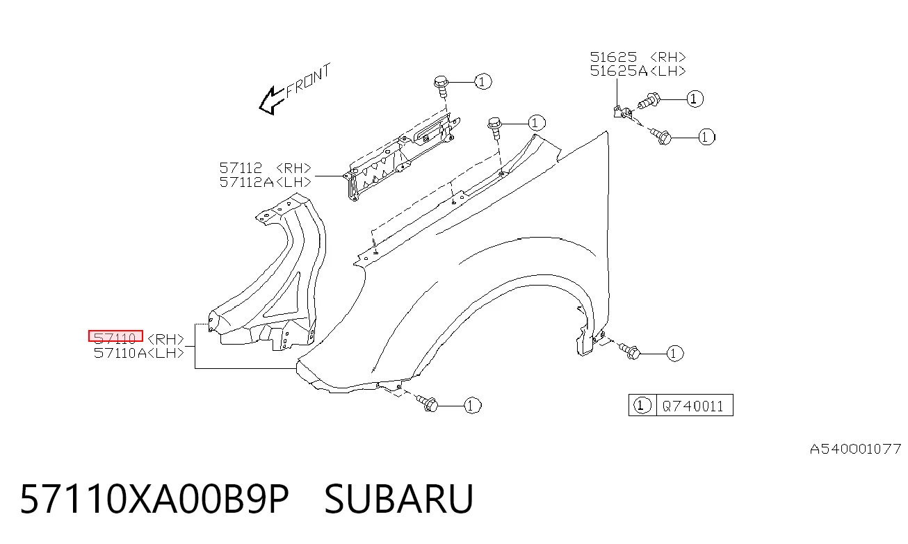 Крила на Subaru Tribeca B9 