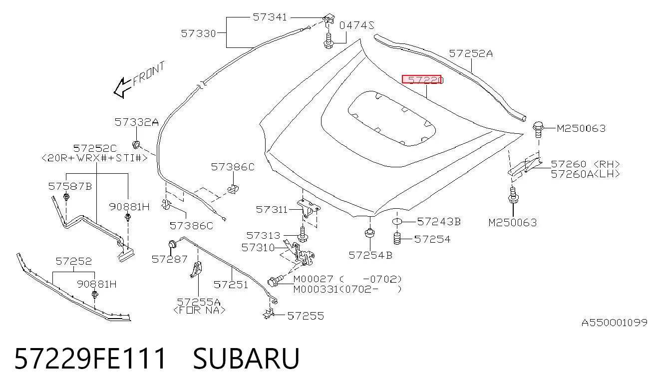 Купити Капот Subaru Impreza II GD