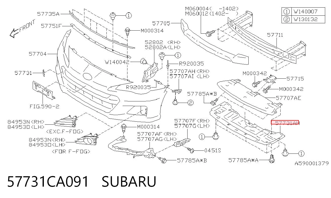 57731CA091 Subaru 
