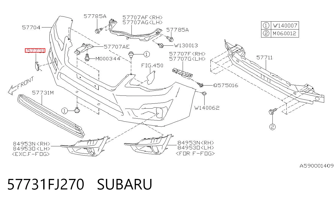 57731FJ270 Subaru 