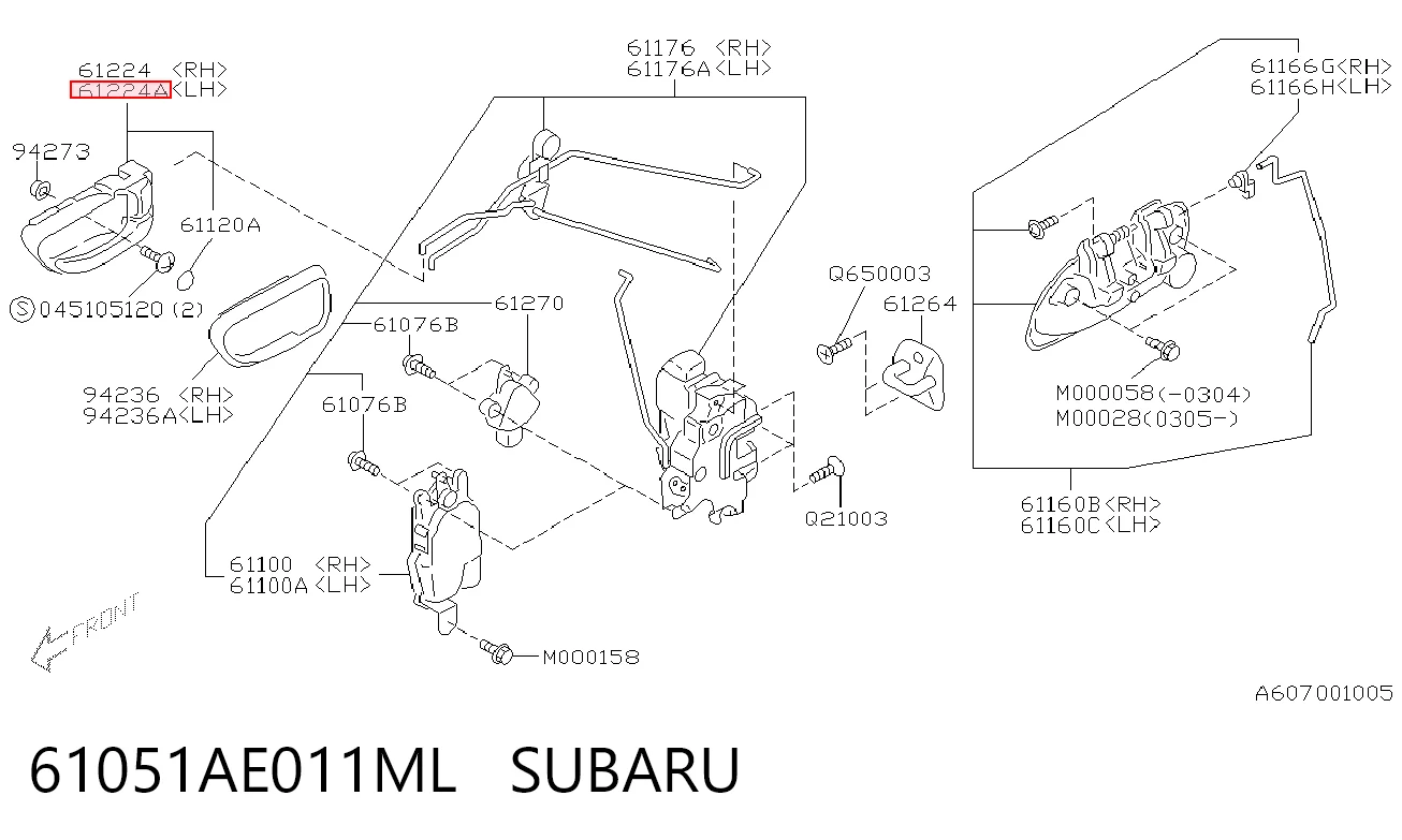 61051AE011ML Subaru 