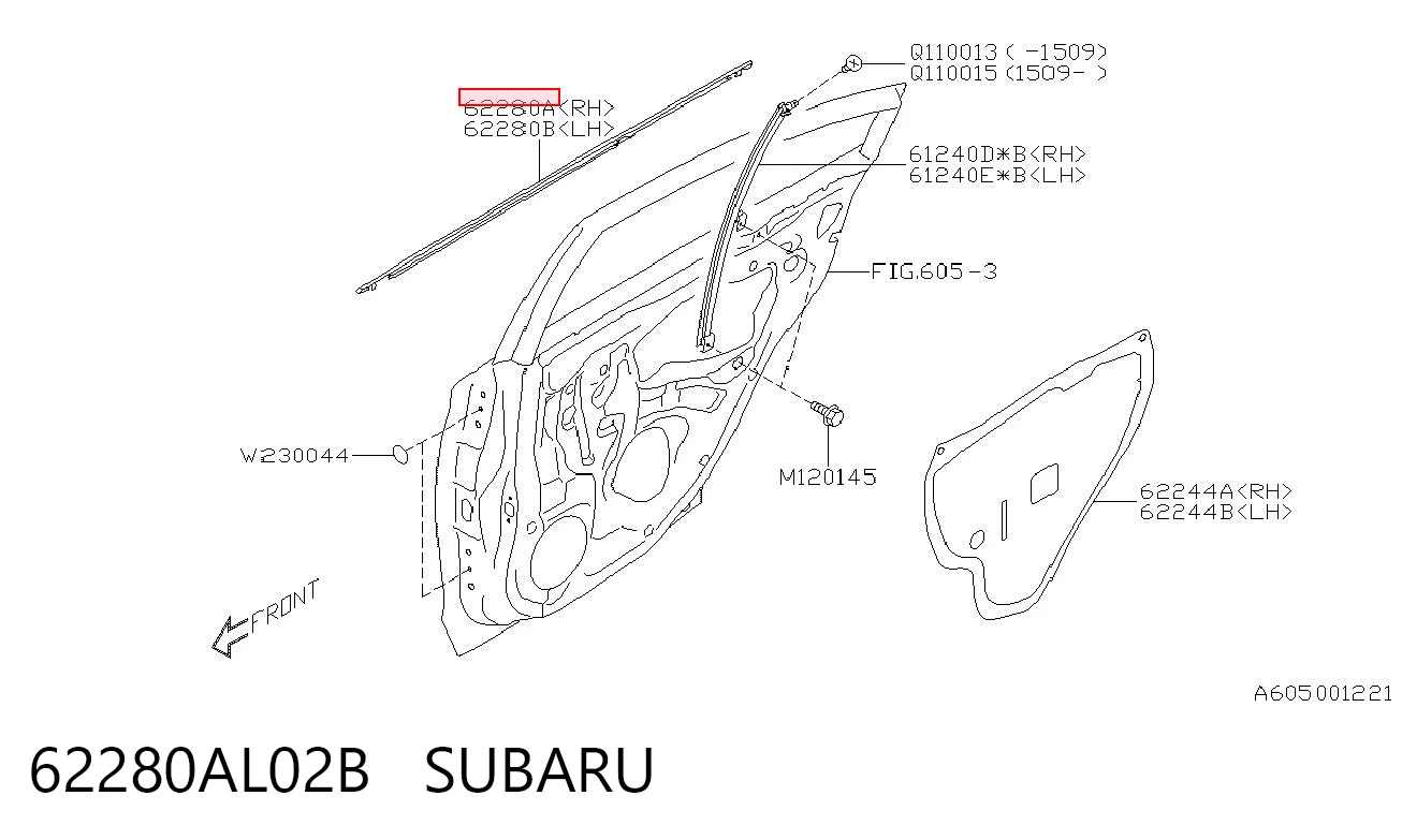62280AL02B Subaru 