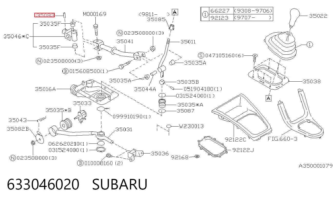 633046020 Subaru 