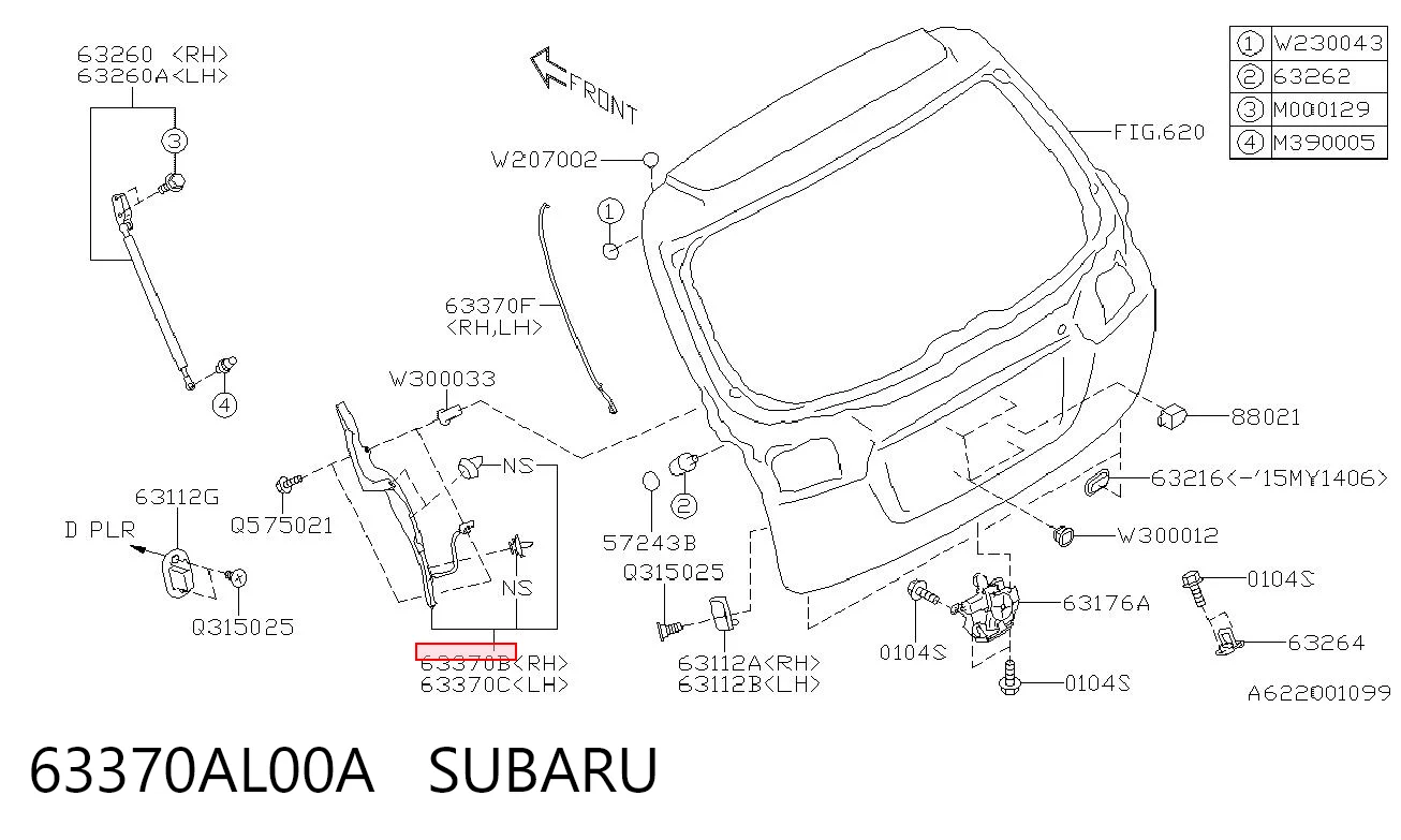 63370AL00A Subaru 