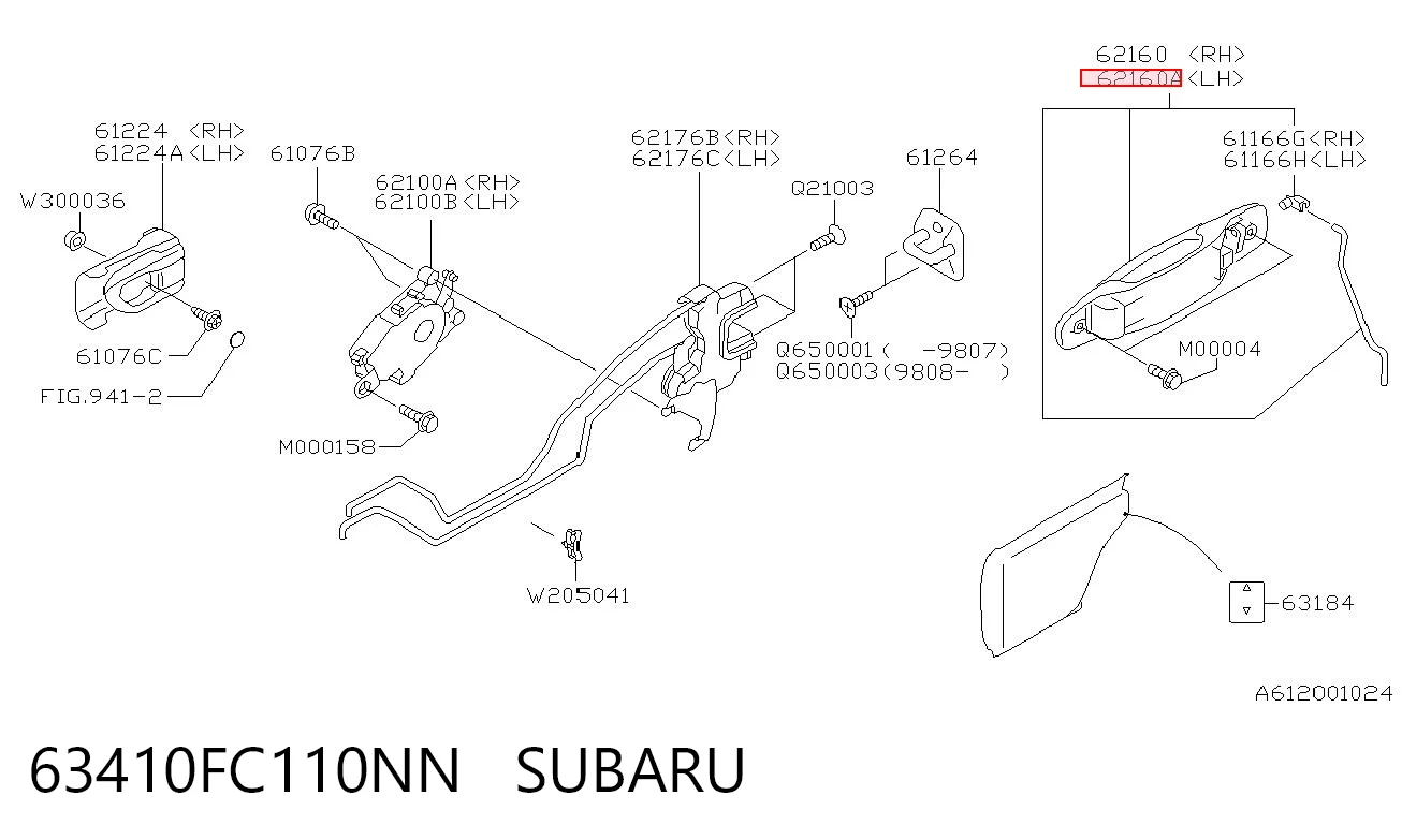 63410FC110NN Subaru 