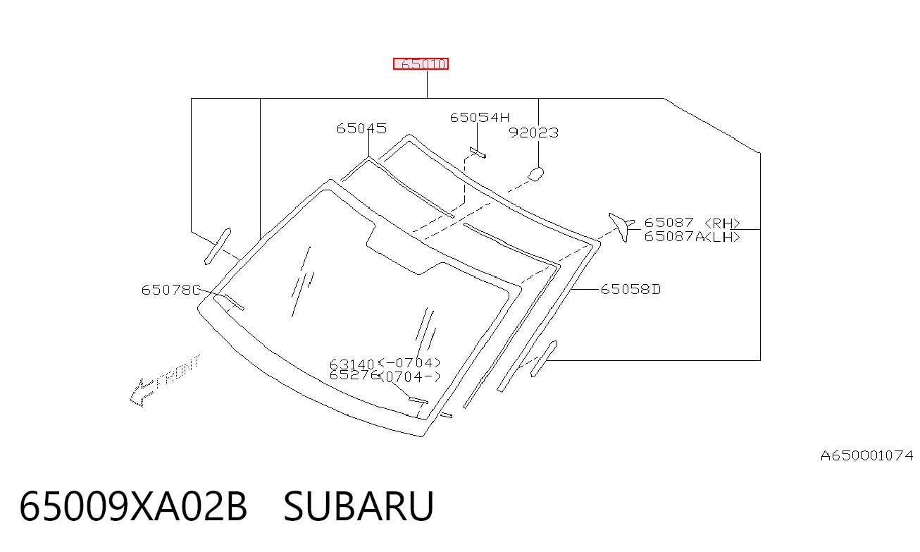 AB62720A XYG Автомобільне скло