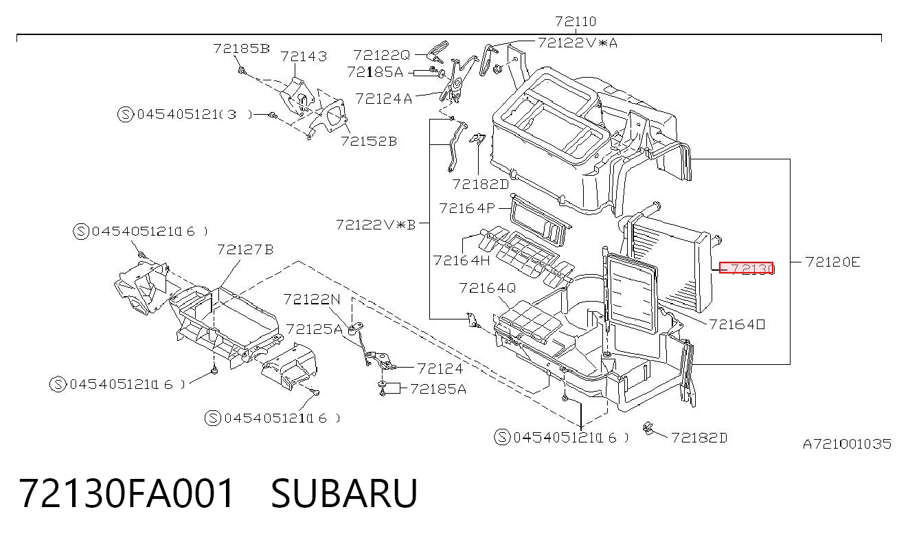 Радіатор пічки (обігрівача) Subaru Legacy II седан (BD, BG) (1994 - 1999) ціна, від 67.15 USD