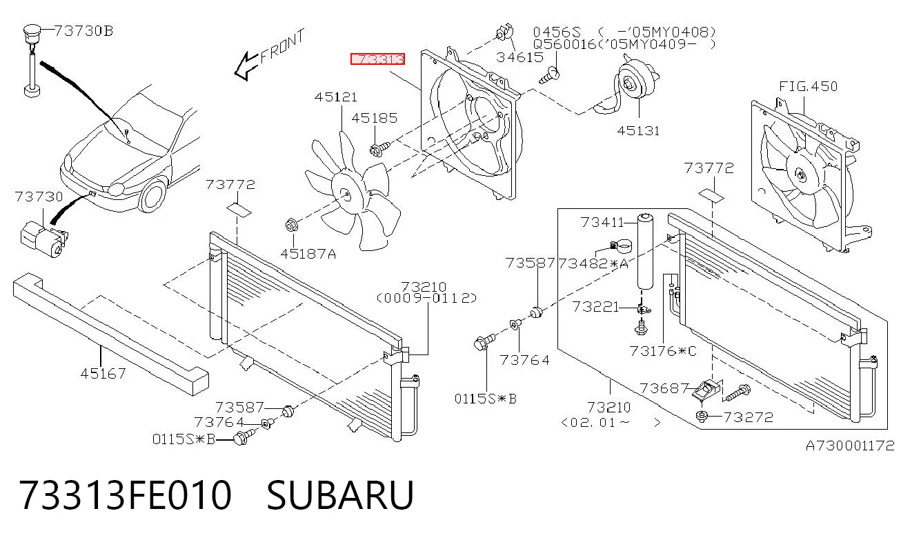 73313FE010 Subaru 