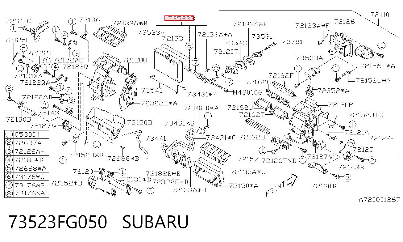 Випарник Polcar 7241P82