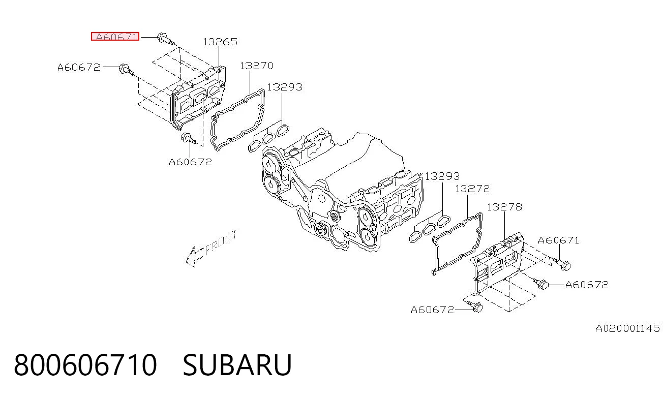 800606710 Subaru 